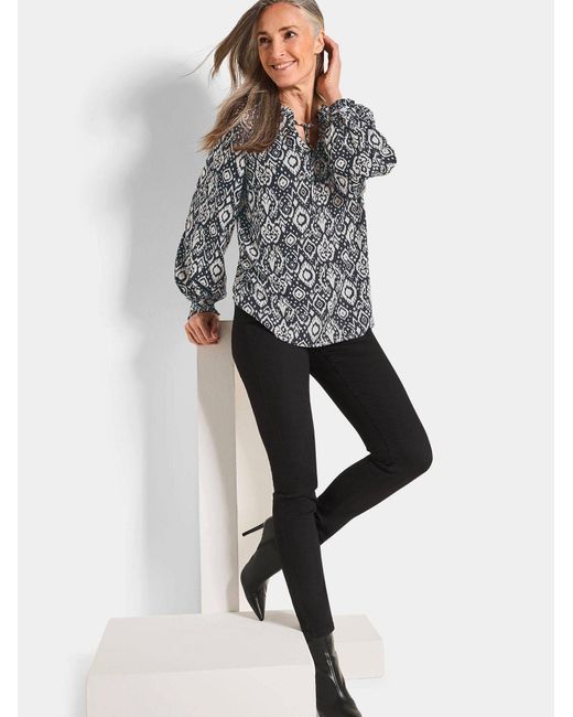 Goldner Gray Bluse