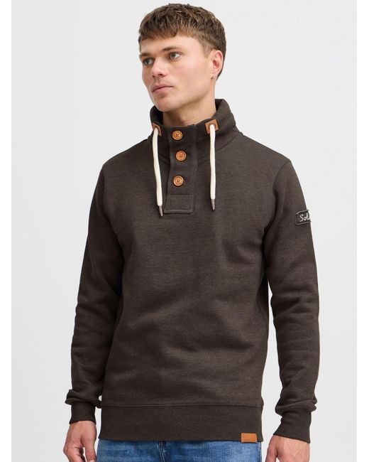Solid Sweatshirt Trip in Brown für Herren