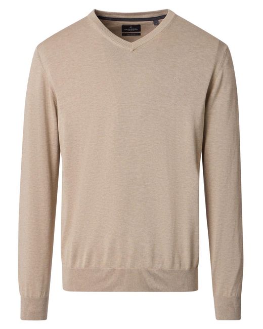 CASA MODA Pullover Basic in Natural für Herren