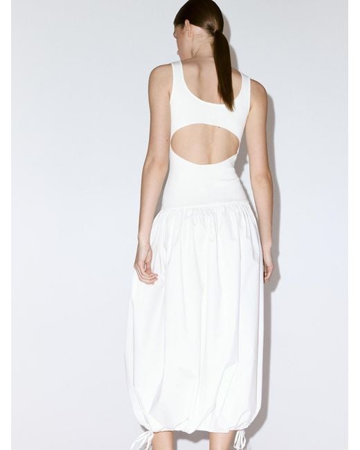 Mango White Kleid Globis
