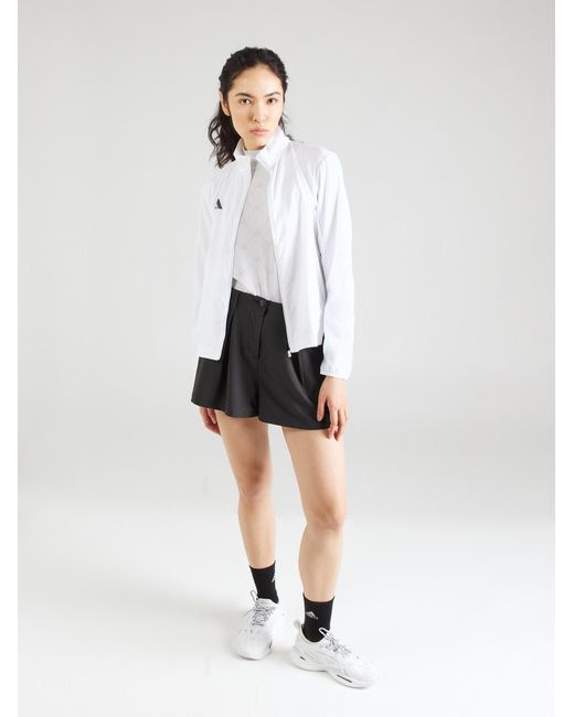 Adidas Originals White Sportjacke Adizero Essentials