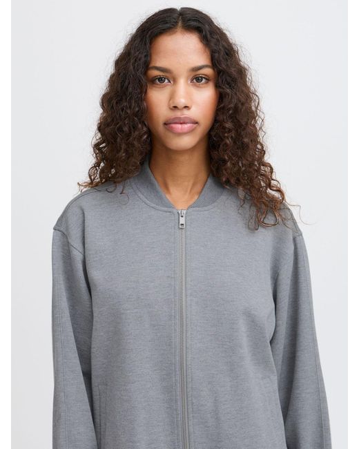 Ichi Gray Bomberjacke Ihkate Neo Ja
