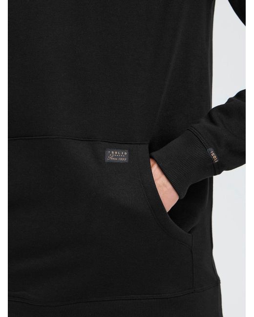 Solid Sweatshirt Sdaujuda in Black für Herren