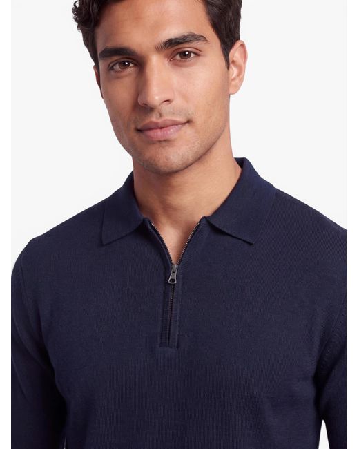 INSPR Pullover Markova Zip in Blue für Herren