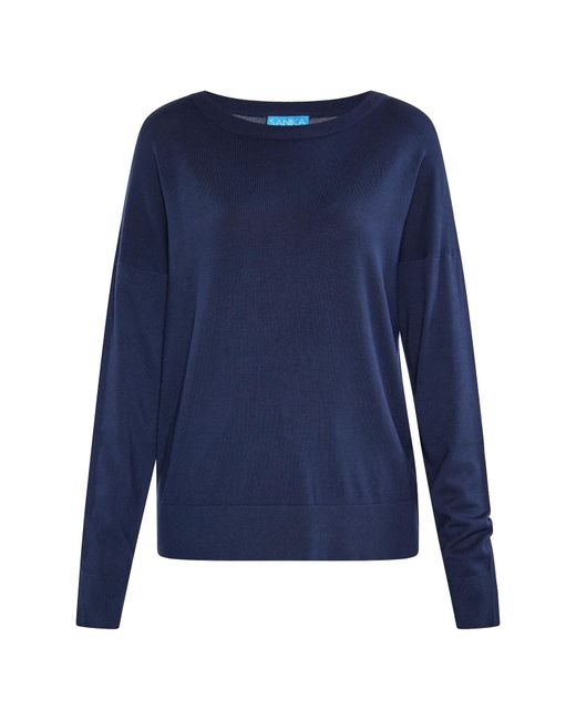SANIKA Blue Pullover
