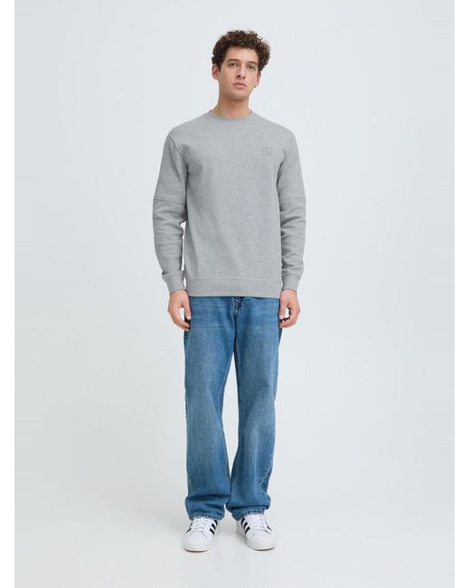 INDICODE Sweatshirtpullover Idalbix in Gray für Herren