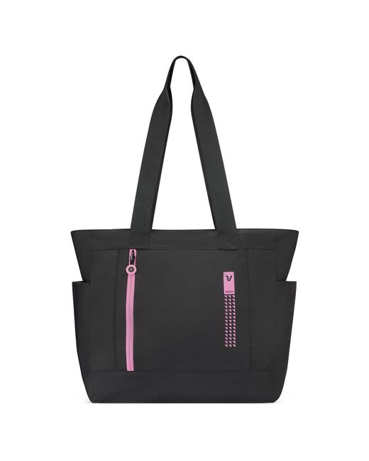 Roncato Black Shopper Compact Neon