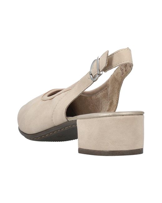 Rieker Natural Slingpumps