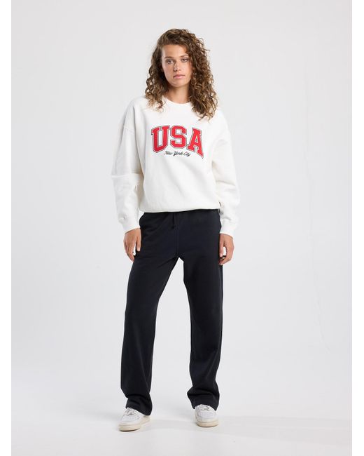 America Today White Sweatshirt