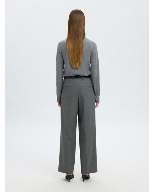 SELECTED Gray Pullover Slfthea