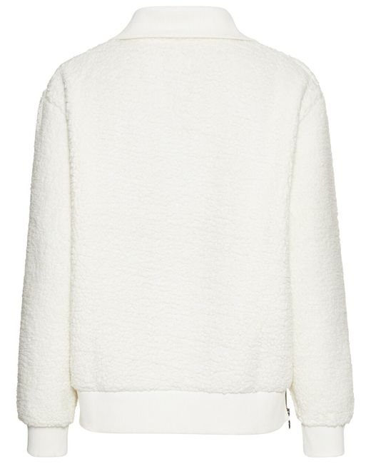 Camel Active White Teddy Troyer Aus Reinem Polyester