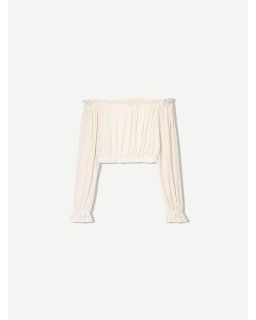 Bershka Natural Bluse