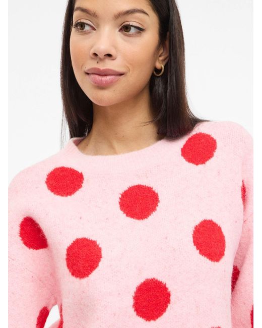 Vila Pink Pullover Viluna