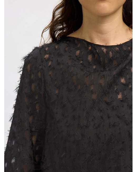 SELECTED Black Bluse Slfmarion