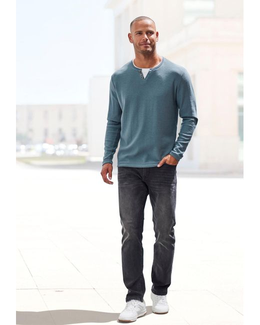 H.i.s. Pullover in Blue für Herren