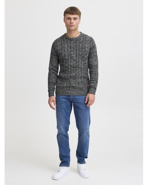 Solid Pullover Philemon in Gray für Herren