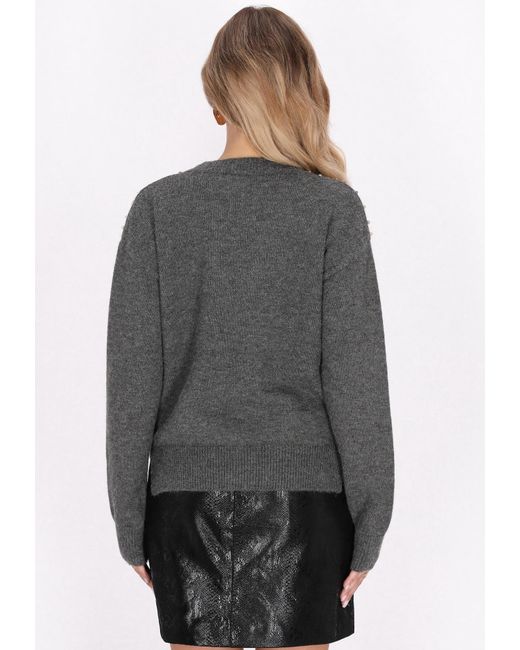 faina Gray Pullover