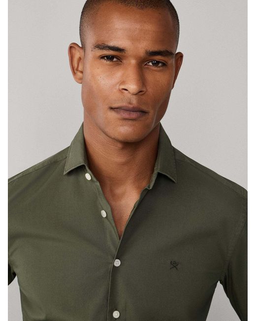 Hackett Hemd Ess in Green für Herren