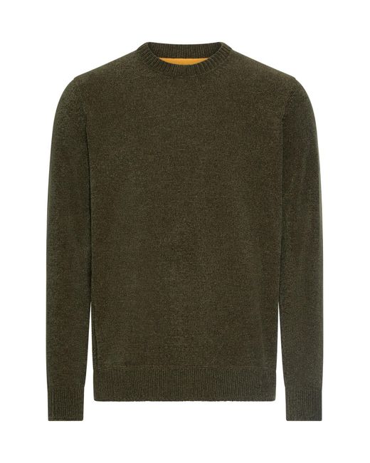 Camel Active Pullover Mit Seitlichem Strick-Einsatz in Green für Herren