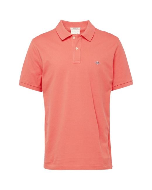 Gant Poloshirt in Pink für Herren