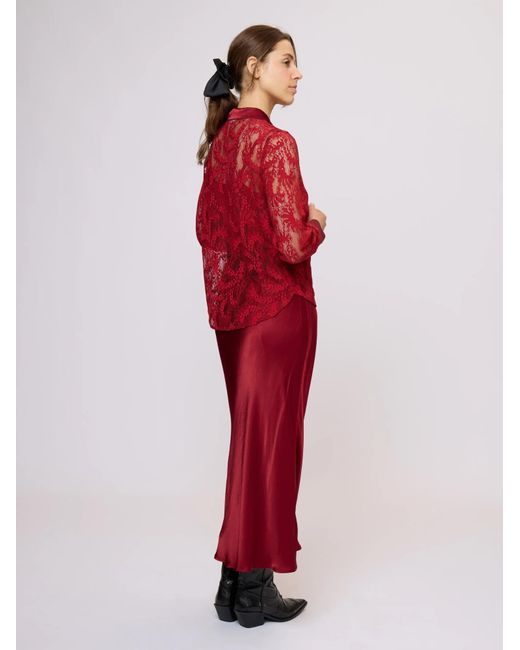 Noa Red Bluse Eveline