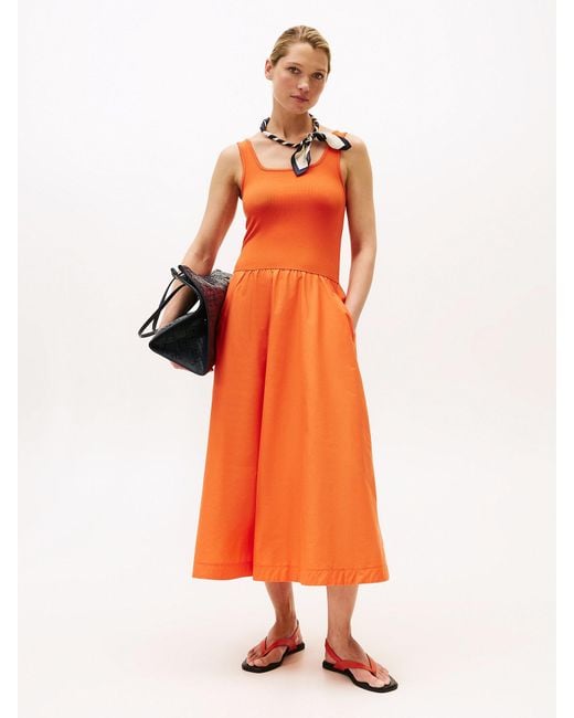 Tommy Hilfiger Orange Kleid