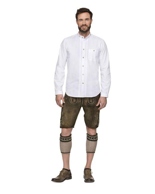 Stockerpoint Hemd Leon in White für Herren