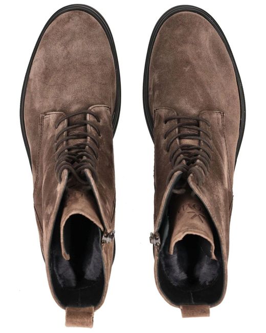 LLOYD SELECTED Brown Schnürstiefel