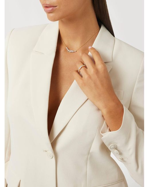 Guess White Ring Jardin