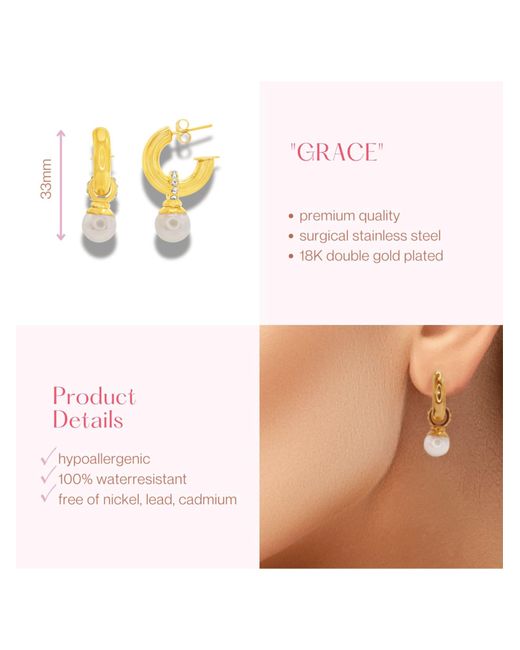 ARS-ARGENTI Metallic Ohrringe Grace