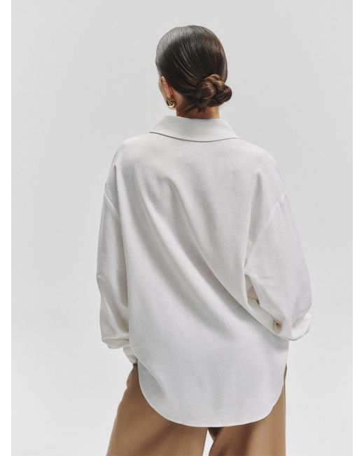 De Roos White Bluse