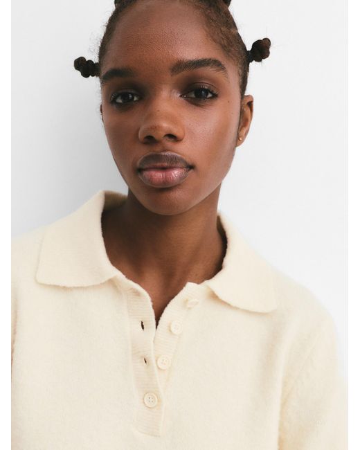 Pull&Bear White Pullover