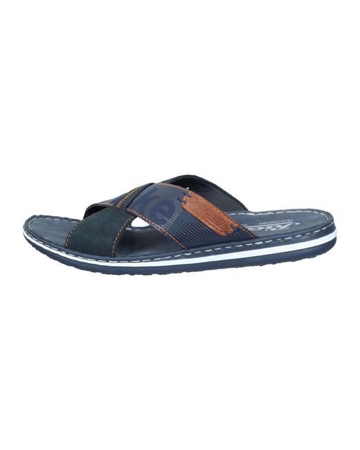 Rieker Pantolette Basic in Blue für Herren