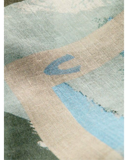 Camel Active Blue Tuch Aus Baumwollmix