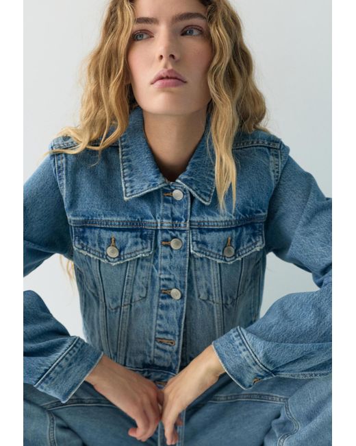 Pull&Bear Blue Jacke