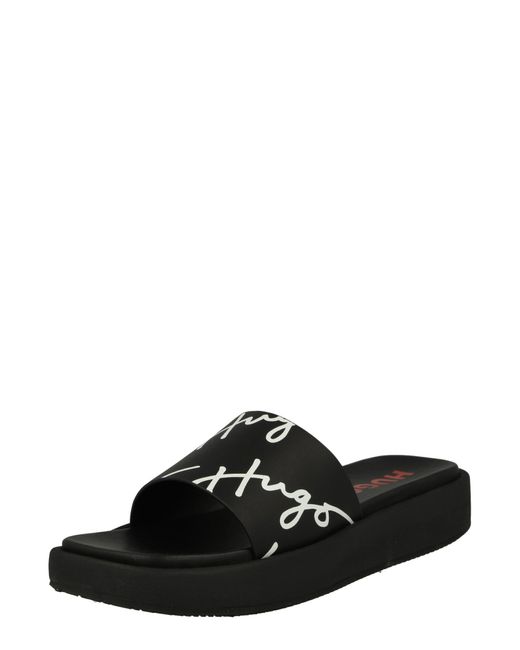 HUGO Pantolette 'emma' in Schwarz Lyst DE