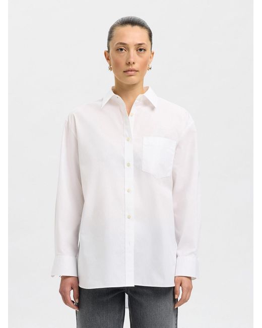 SELECTED White Bluse Slfester