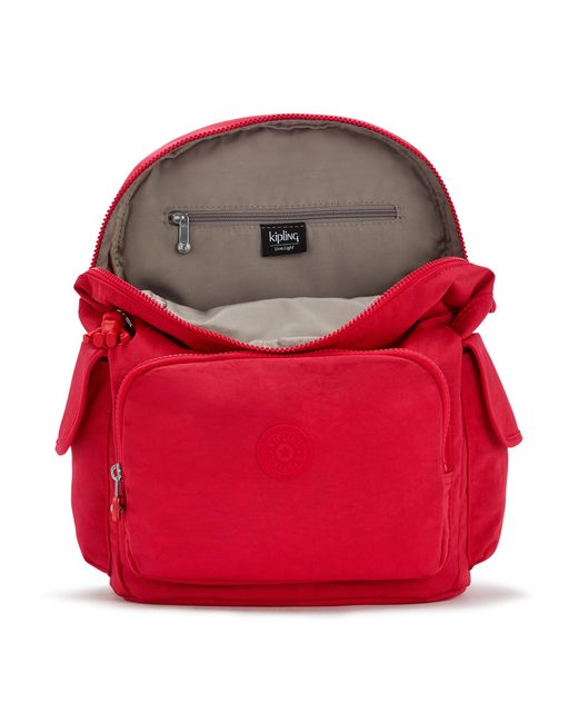 Kipling Red Rucksack City Pack