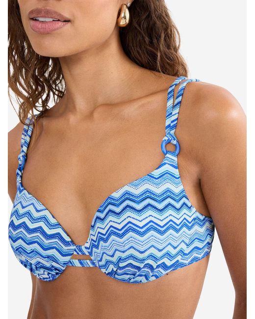 Triumph Blue Bügel-Bikini-Top Label Mix & Match Summer