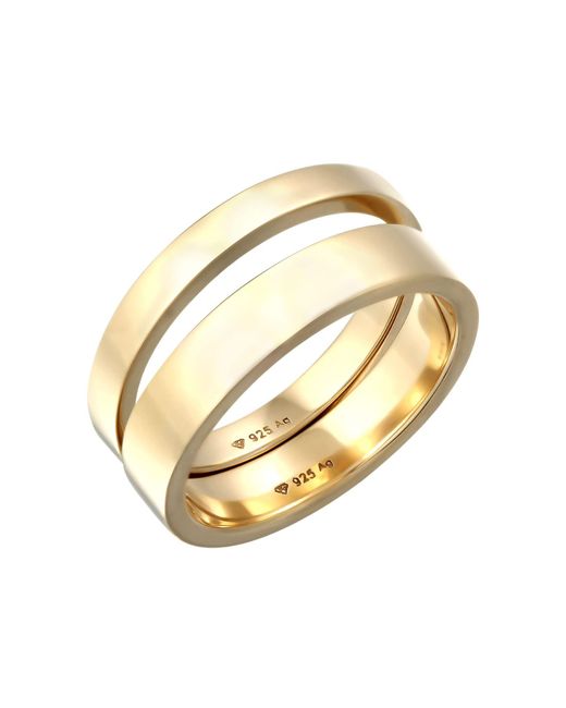 Kuzzoi Ring Set in Metallic für Herren