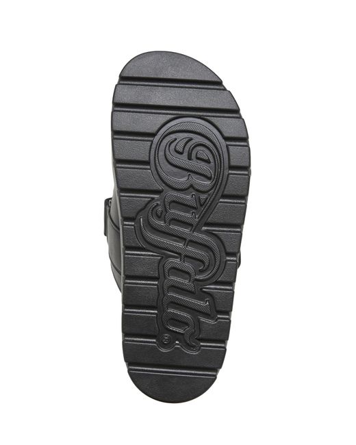 Buffalo Black Pantolette Raya