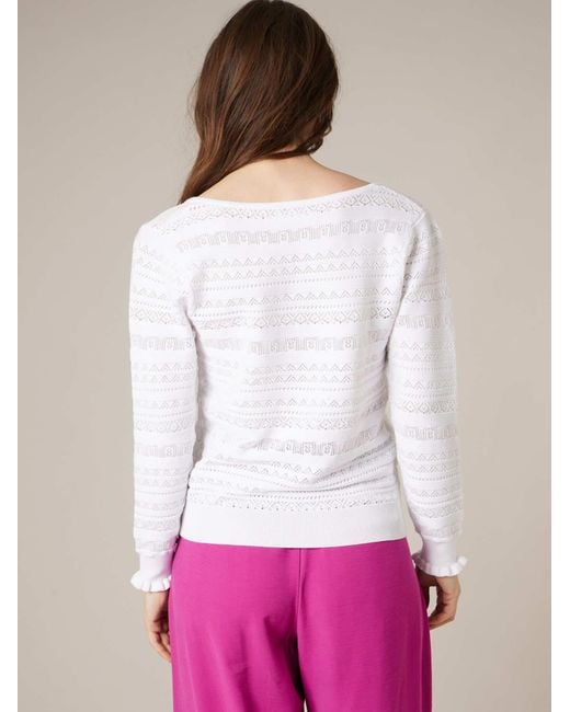 Deeluxe White Pullover