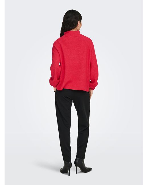 ONLY Red Pullover Onlsandra