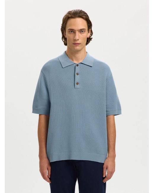 SELECTED Shirt Slhdane in Blue für Herren