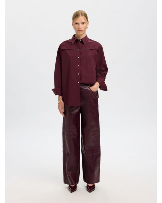 SELECTED Red Bluse