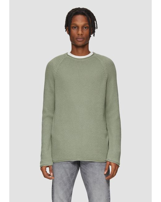 QS Pullover in Green für Herren