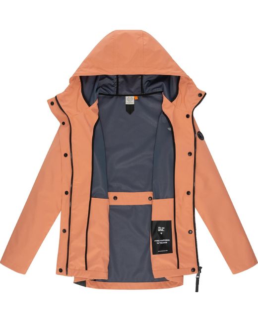 Ragwear Orange Funktionsjacke 'Margge'