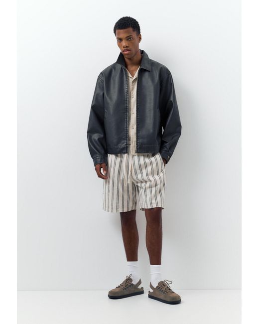 Pull&Bear Shorts in White für Herren