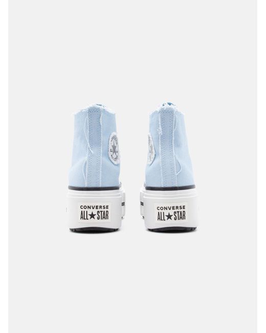 Converse Blue Sneaker Ctas Lift Double Stack