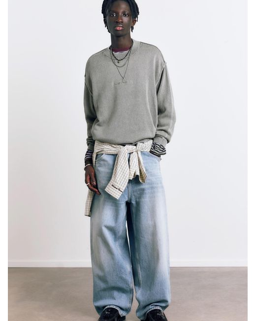 Pull&Bear Pullover Stwd in Gray für Herren